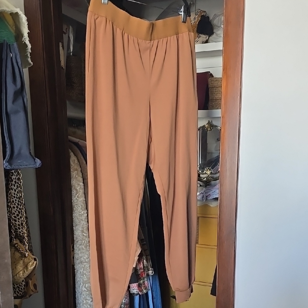 Alice + Olivia Women's Tan Pants
